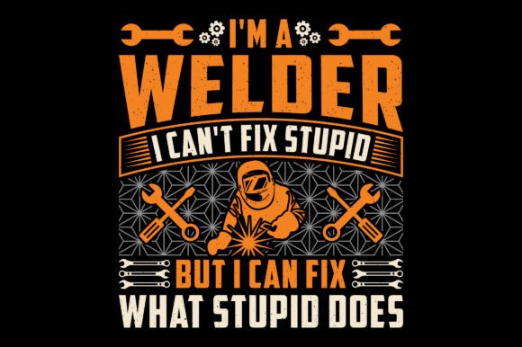 Funny Welder T-Shirt Design for Graphic Projects