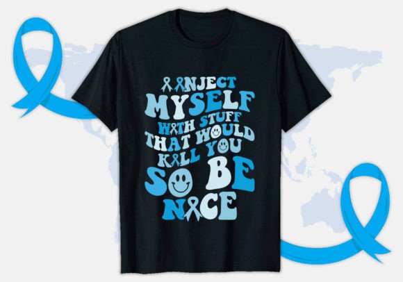 I Inject Diabetes Awareness T-shirt Graphics