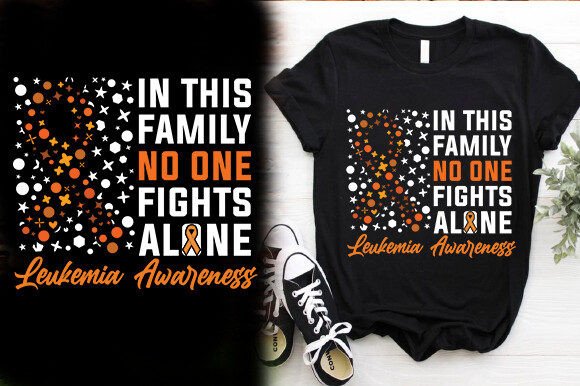 In THIS FAMILY NO ONE FIGHTS ALONE LEUKEMIA Graphics