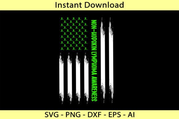 Usa Flag Non-Hodgkin Lymphoma Awareness